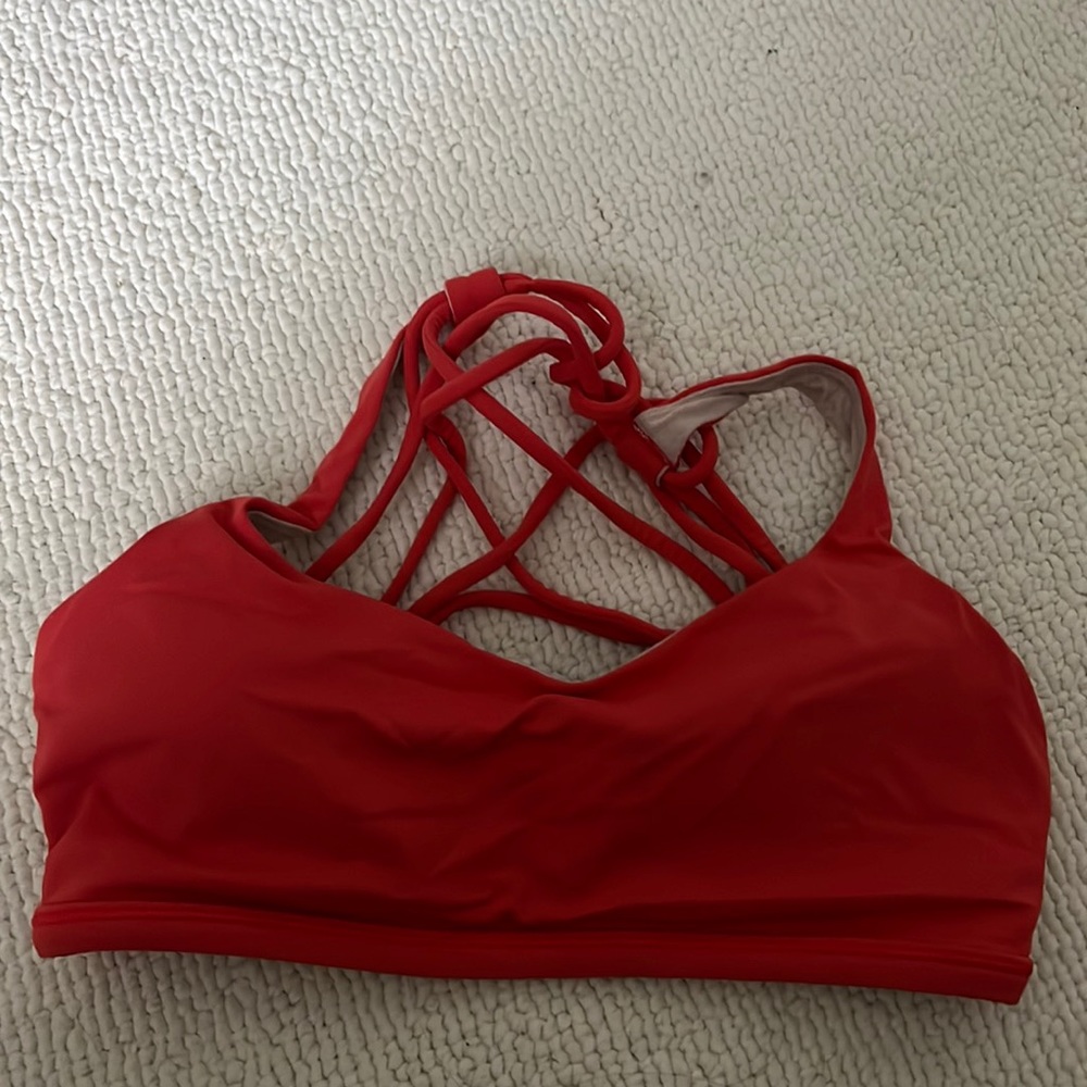 Red Sz 4 free to be wild bra